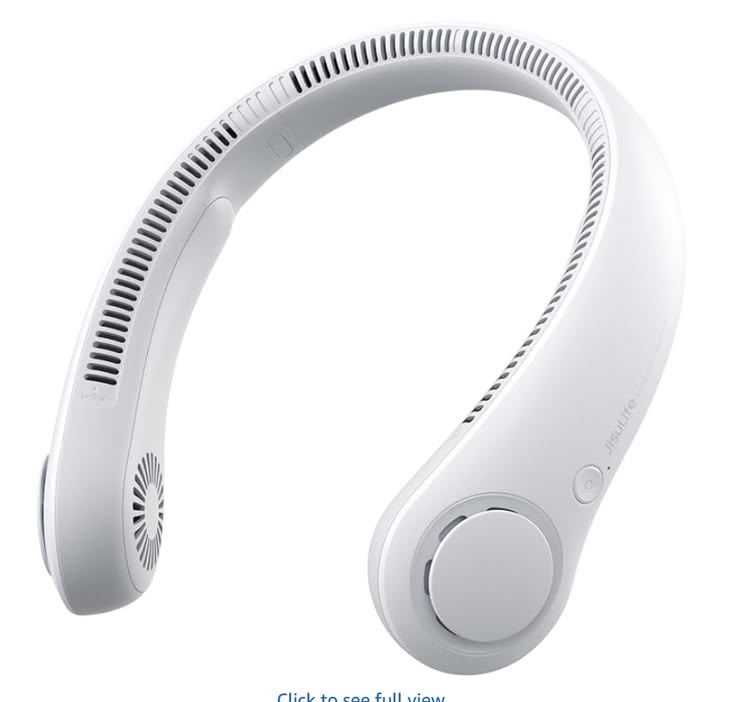 Portable Neck Fan – Hands-Free 360° Airflow | 3-Speed Wearable Personal Fan