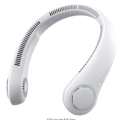 Portable Neck Fan – Hands-Free 360° Airflow | 3-Speed Wearable Personal Fan